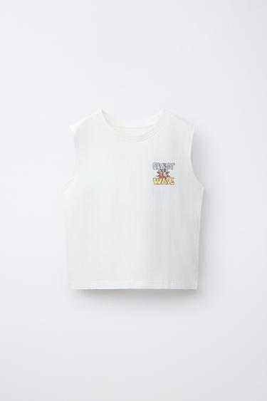 Zara Футболка с принтом