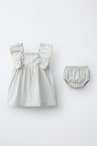 Zara Платье и трусы с волнистыми кромками
