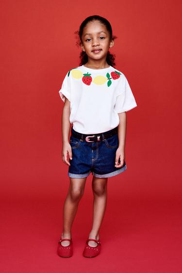 Zara Футболка с фруктами