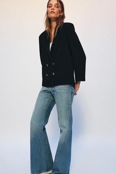 Zara Джинсы -клёш с низкой посадкой — коллекция ZARA «ZW»
