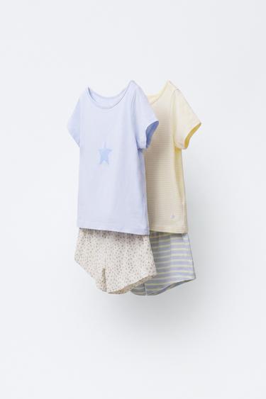 Zara 6–14 лет/набор из 2 пижам: полоска и звёзды купить с доставкой.