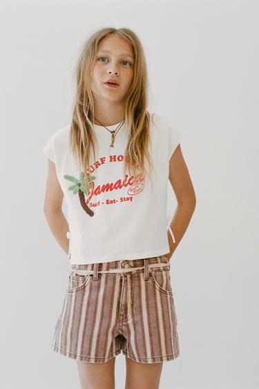 Zara Топ с деталями кроше