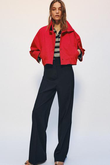 Zara Брюки из шерсти с высокой посадкой — коллекция ZARA «ZW»
