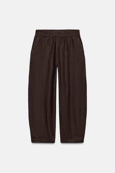 Zara Брюки  из льна
