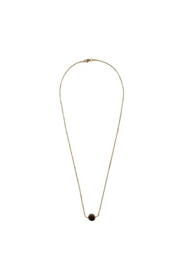 Zara Цепочка с подвеской из камня