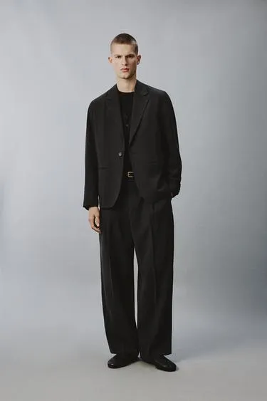 Блейзер Relaxed Fit из смесового модала