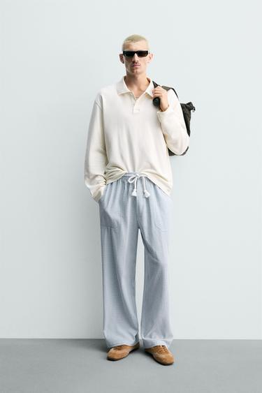 Zara Брюки  в клетку купить с доставкой.