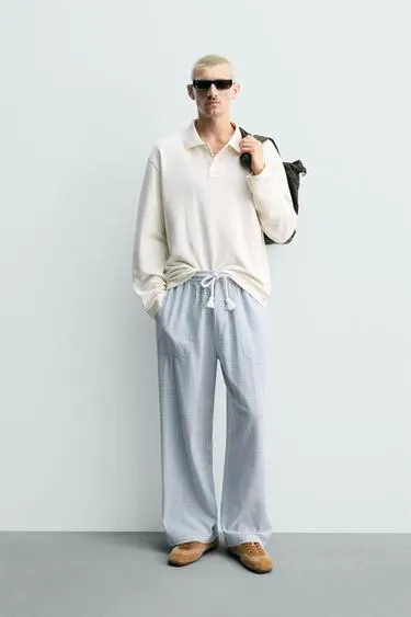 Брюки Relaxed Fit в клетку