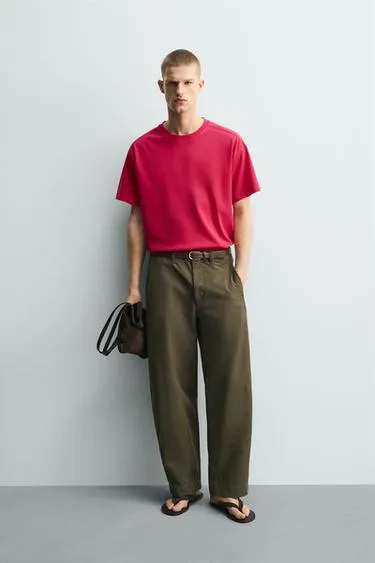 Футболка Relaxed Fit со швами- Заказать в России