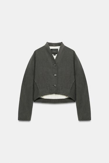 Zara Короткая куртка — коллекция ZARA «ZW» купить с доставкой.