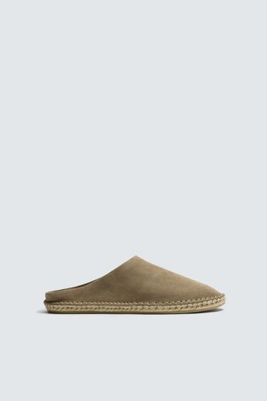 Zara Кожаные сабо
