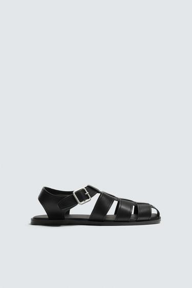 Zara Сандалии с пряжкой купить с доставкой.