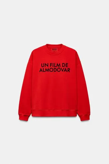 Свитшот almodóvar с лозунгом- Заказать в России