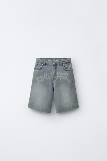 Zara Джинсовые шорты SKATE