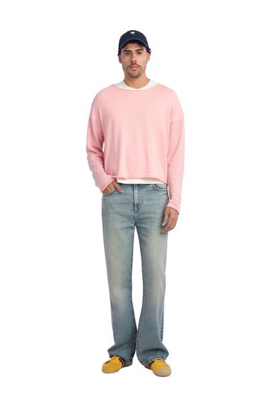 Свитер Cropped Fit изо льна и шерсти
