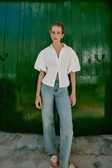 Zara Джинсы Z1975 прямого кроя с высокой посадкой купить с доставкой.