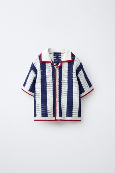 Zara Трикотажная рубашка поло купить с доставкой.