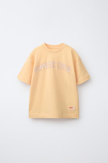 Zara Футболка для пробежек с надписью