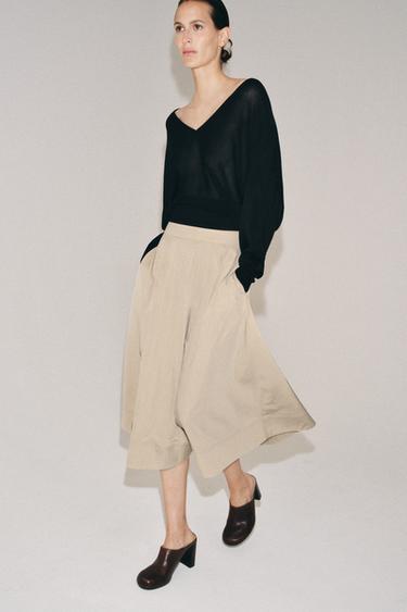 Zara Юбка миди-клеш — коллекция ZARA «ZW»