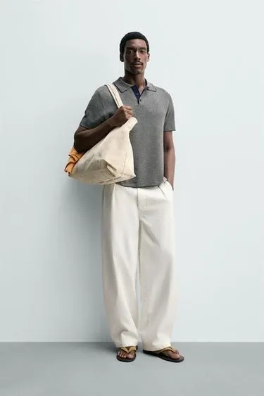 Поло Regular Fit в рубчик