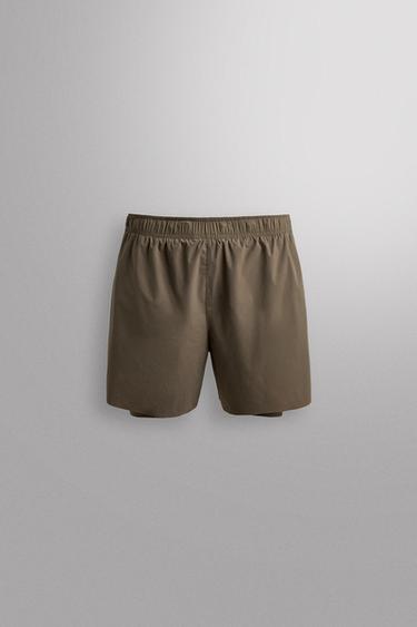 Zara Шорты для бега 2 в 1