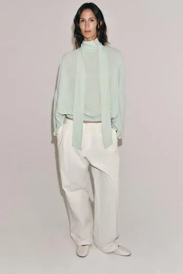Рубашка с завязками Zw Collection