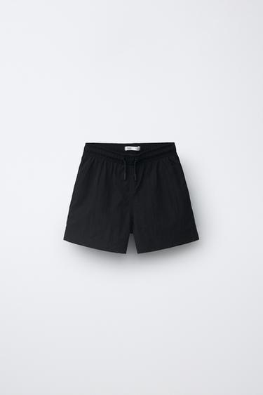 Zara 6-14 лет/однотонные плавки-бермуды купить с доставкой.