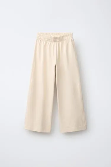 Брюки Wide Leg из плотной ткани- Заказать в России