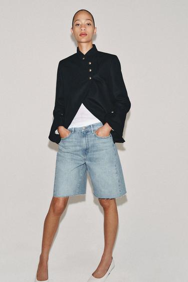 Zara Блейзер из смесового льна — коллекция ZARA «ZW»
