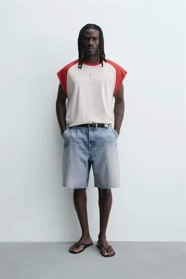 Джинсовые шорты чинос Relaxed Fit- Заказать в России