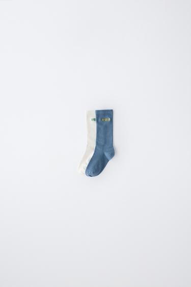 Zara Набор из двух пар длинных носков PUKAS SURF