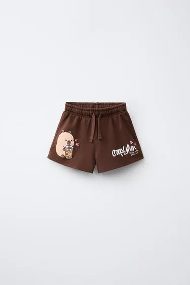 Шорты с принтом «капибара Capyfun ©»- Заказать в России