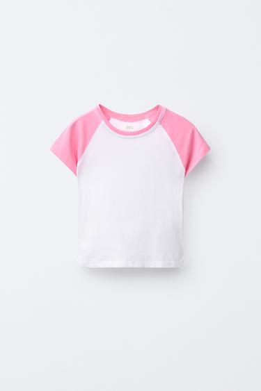 Zara Майка с рукавами реглан купить с доставкой.