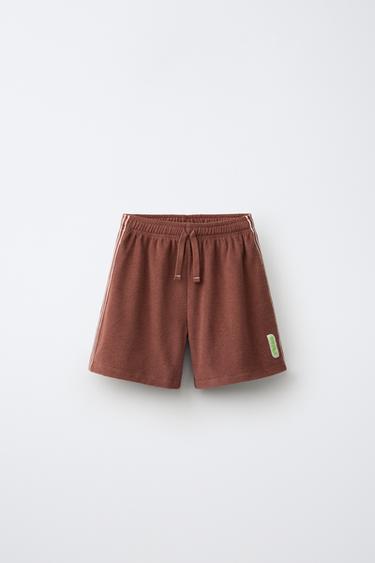 Zara Бермуда из махровой ткани PUKAS SURF купить с доставкой.
