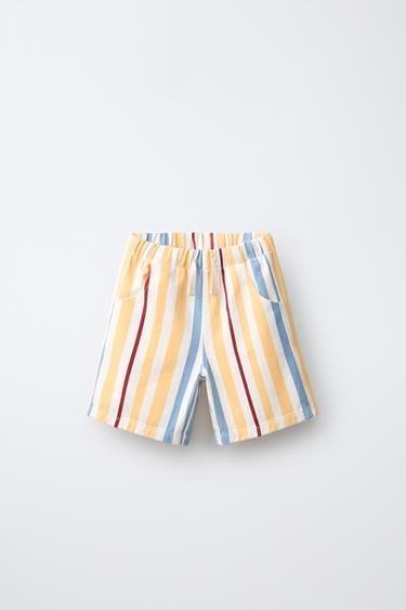 Zara Шорты в полоску купить с доставкой.