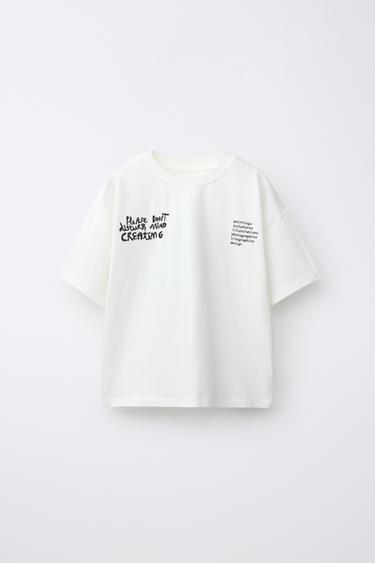Zara Футболка с надписью купить с доставкой.