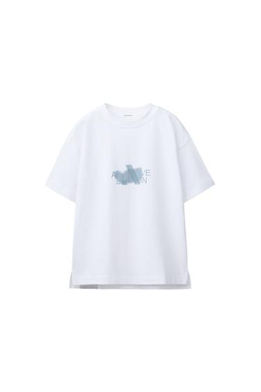 Zara Спортивная футболка с логотипом
