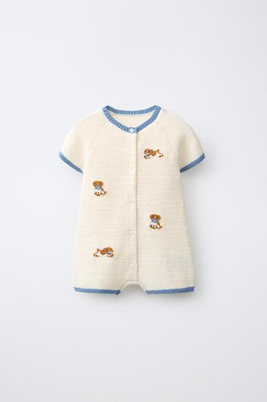 Zara Комбинезон с принтом «собаки»