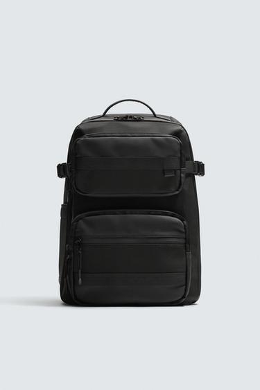 Zara Рюкзак из высокотехнологичной ткани с карманами купить с доставкой.