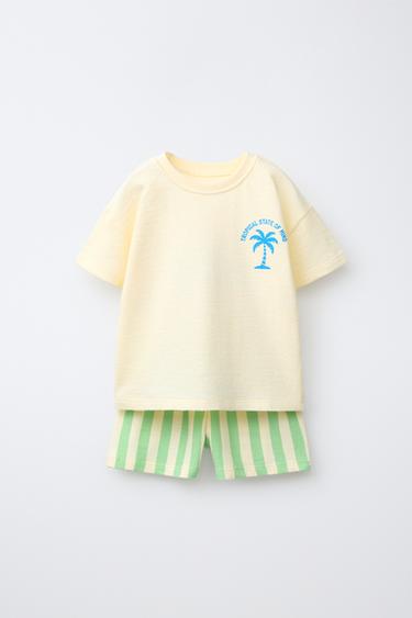 Zara 1,5-6 лет/пижама в полоску