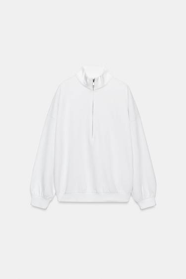 Zara Толстовка оверсайз на молнии купить с доставкой.