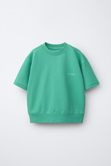 Zara Толстовка с короткими рукавами