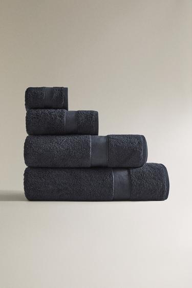 Zara Премиальное хлопковое банное полотенце (600 г/м²)