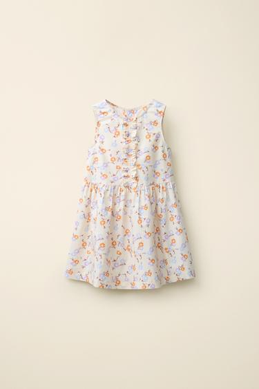 Zara Платье с цветочным принтом созданное CARAMEL LONDON X ZARA