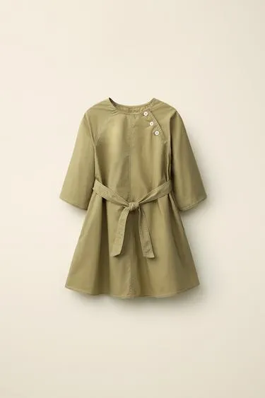 Платье из поплина с поясом created by caramel london x zara- Заказать в России