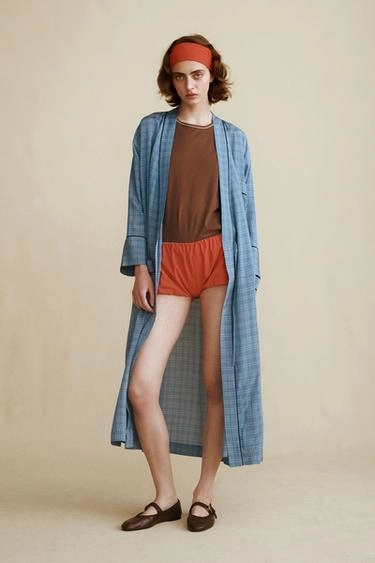 Платье миди в клетку из коллекции caramel london x zara- Заказать в России