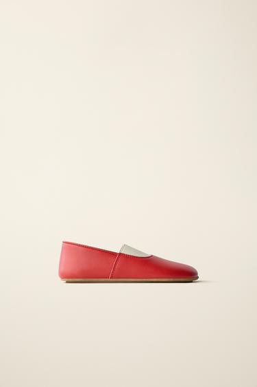 Zara Балетки из кожи CREATED BY CARAMEL LONDON X ZARA купить с доставкой.