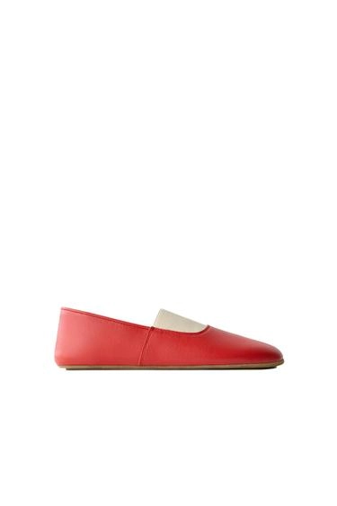 Кожаные балетки CREATED BY CARAMEL LONDON X ZARA