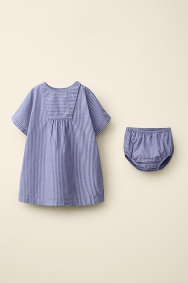 Zara Платье в полоску и трусики из коллекции CARAMEL LONDON X ZARA купить с доставкой.