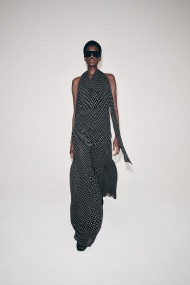 Zara Брюки в горошек с защипами — коллекция ZARA «ZW» купить с доставкой.